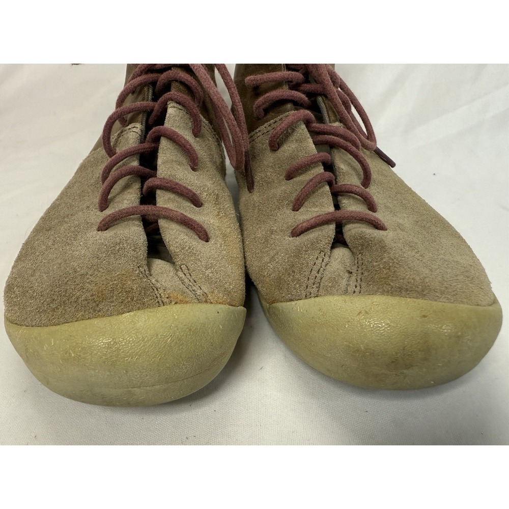 Keen East Side Booties Womens 7.5 Lace-up Leather Boots Brown Gray - Picture 5 of 11